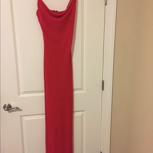 Naked Wardrobe Cowl Neck Maxi Dress
